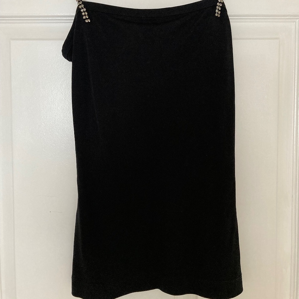 Express Black Cami Tank with Rhinestone straps  xs